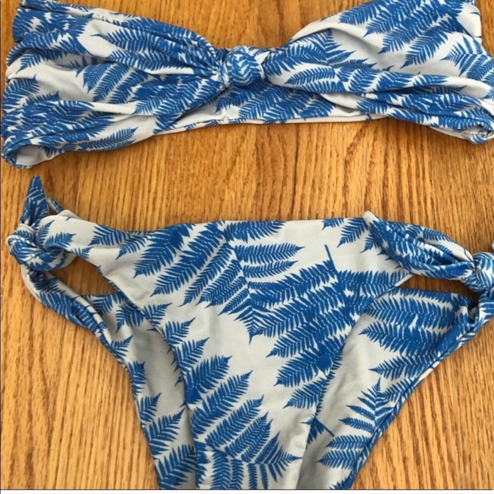 Mikoh blue fern Carmel Top & Valencia Bottoms Set